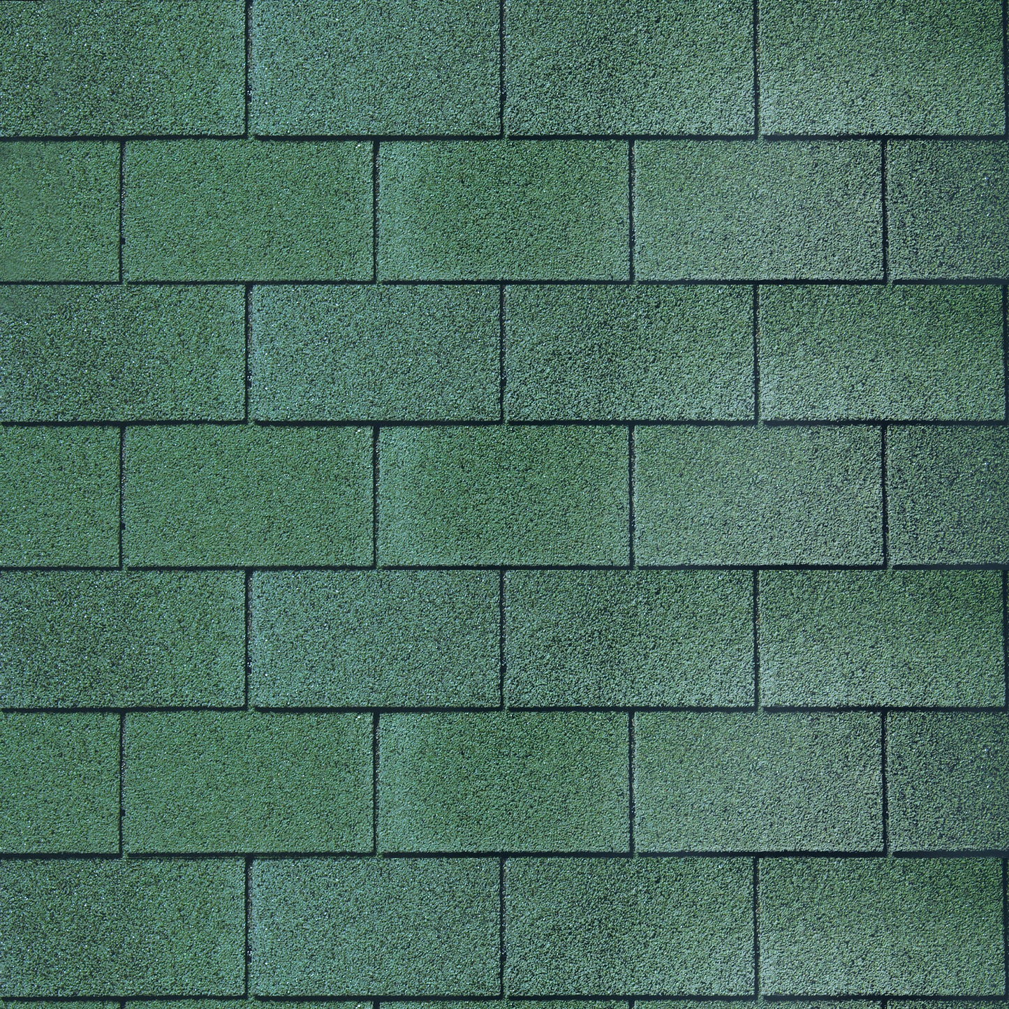 Green rectangular Bardoline shingles – decorative and waterproof roofing for garden buildings
