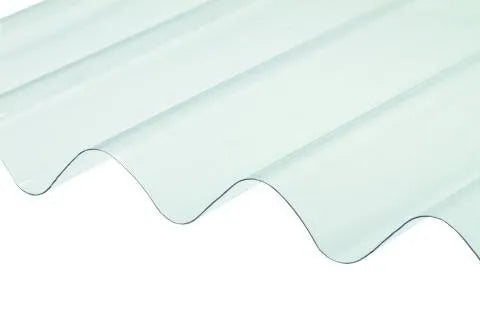clear Onduline Classic roofing sheet – durable corrugated bitumen panel perfect for horse stables