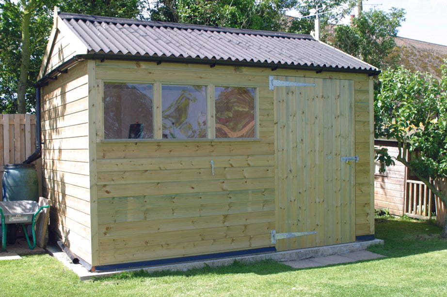 brown onduline durable sheets for garden shed